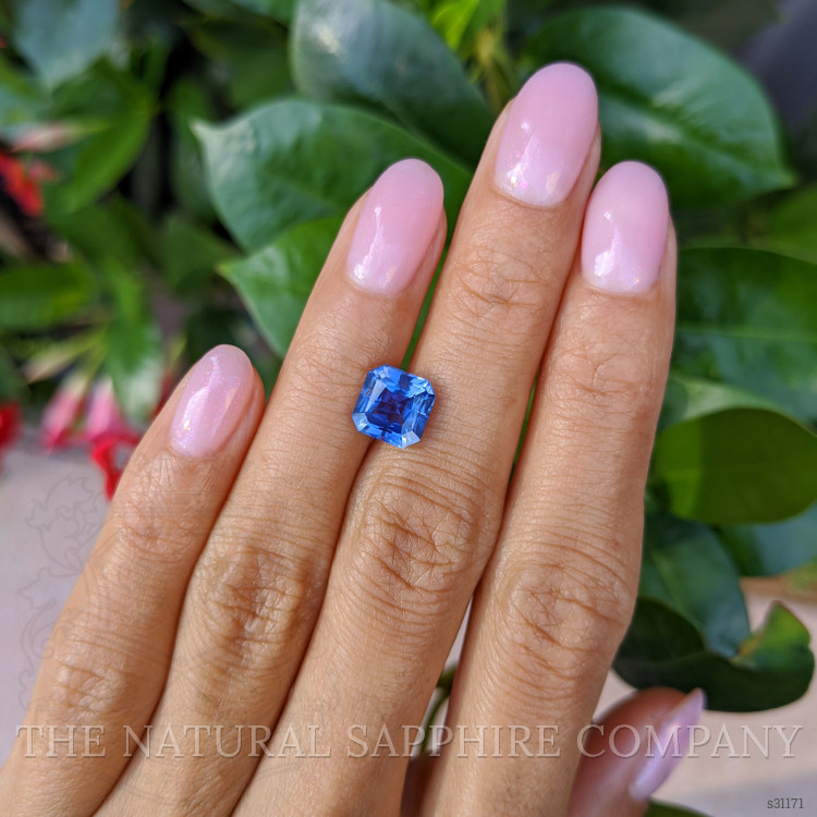2.98 Ct. Blue Sapphire from Ceylon (Sri Lanka)