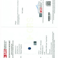 4.33 Ct. Blue Sapphire from Ceylon (Sri Lanka) Scan Report