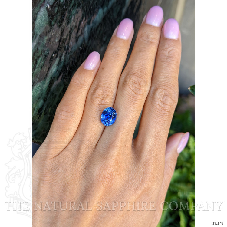 4.56 Ct. Blue Sapphire from Ceylon (Sri Lanka)