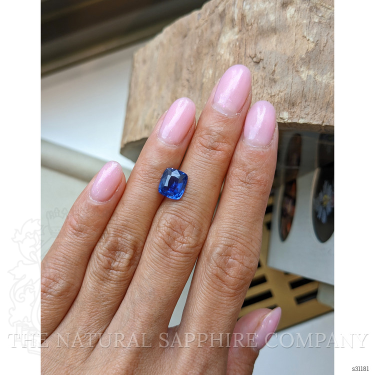 3.04 Ct. Blue Sapphire from Ceylon (Sri Lanka)
