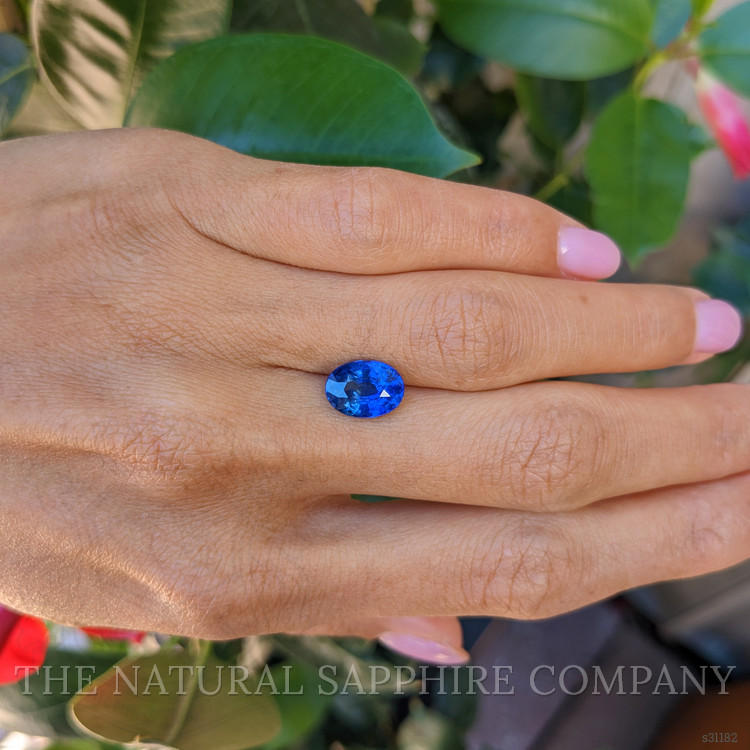 3.33 Ct. Blue Sapphire from Ceylon (Sri Lanka)