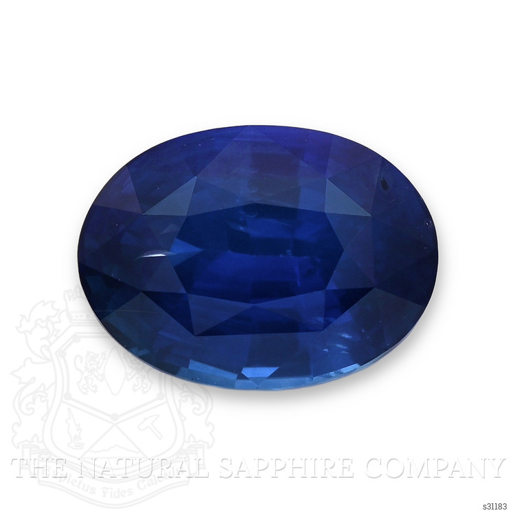 3.16 Ct. Blue Sapphire from Ceylon (Sri Lanka)