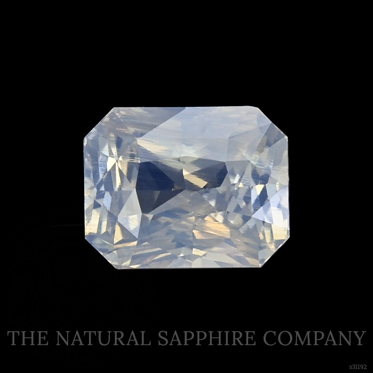 1.55 Ct. White Sapphire from Ceylon (Sri Lanka)