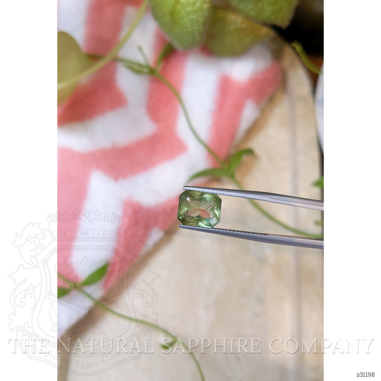 2.97 Ct. Green Sapphire from Montana