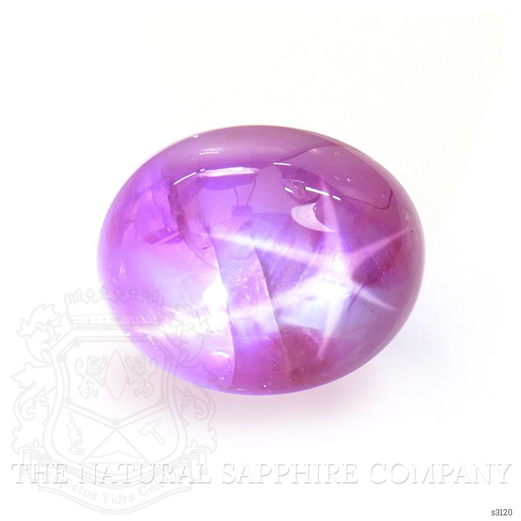 6.44 Ct. Purple Star Sapphire from Burma (Myanmar)
