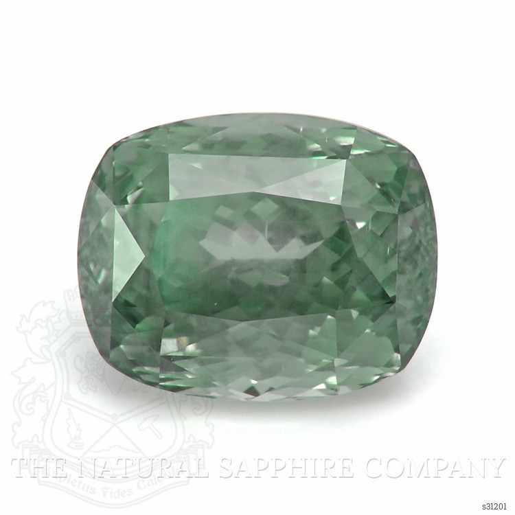 5.92 Ct. Green Sapphire from Montana