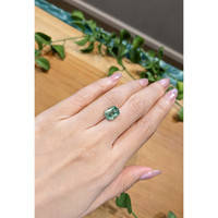 5.92 Ct. Green Sapphire from Montana Life Style