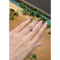 1.00 Ct. Greenish Blue Sapphire from Montana Life Style