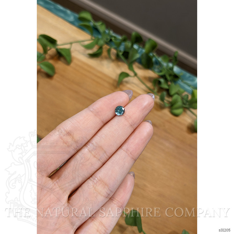 1.00 Ct. Greenish Blue Sapphire from Montana