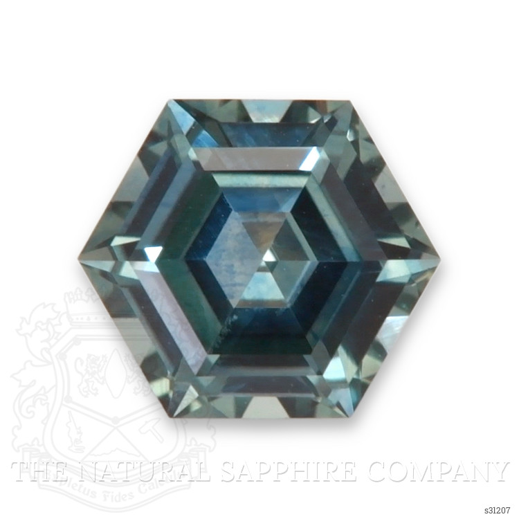 1.05 Ct. Bluish Green Sapphire from Montana