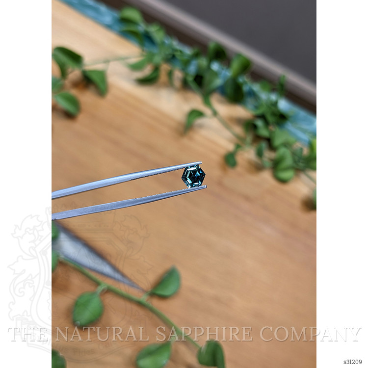 1.27 Ct. Greenish Blue Sapphire from Montana