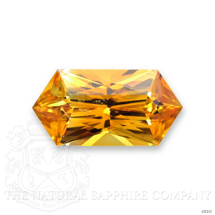 1.57 Ct. Yellowish Orange Sapphire from Montana