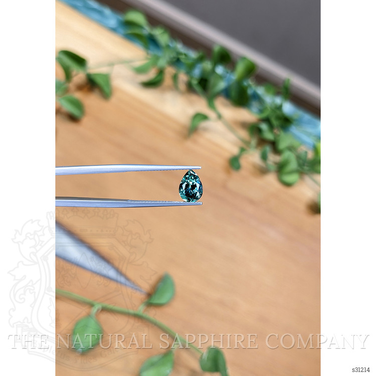 1.83 Ct. Greenish Blue Sapphire from Montana