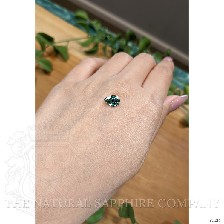 1.83 Ct. Greenish Blue Sapphire from Montana