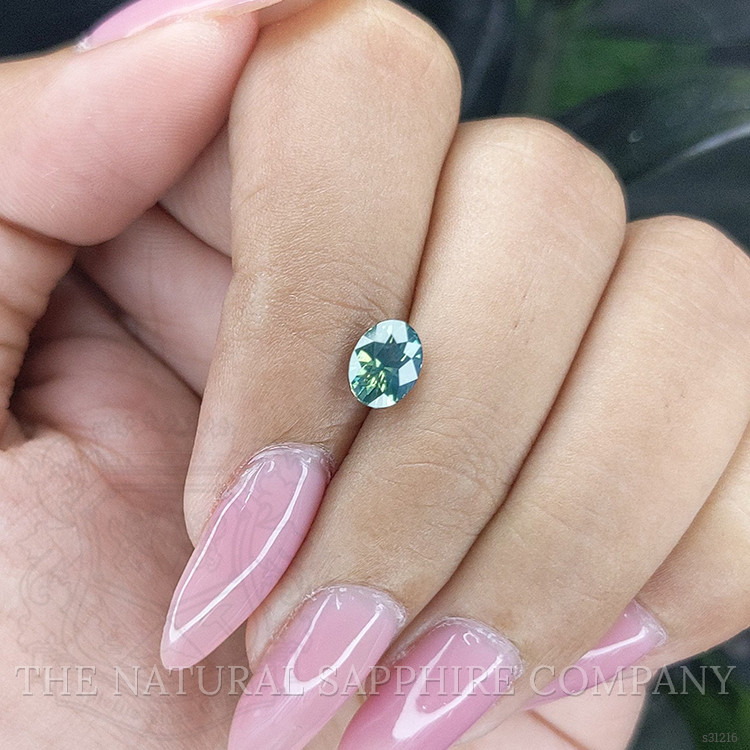 1.17 Ct. Bluish Green Sapphire from Madagascar
