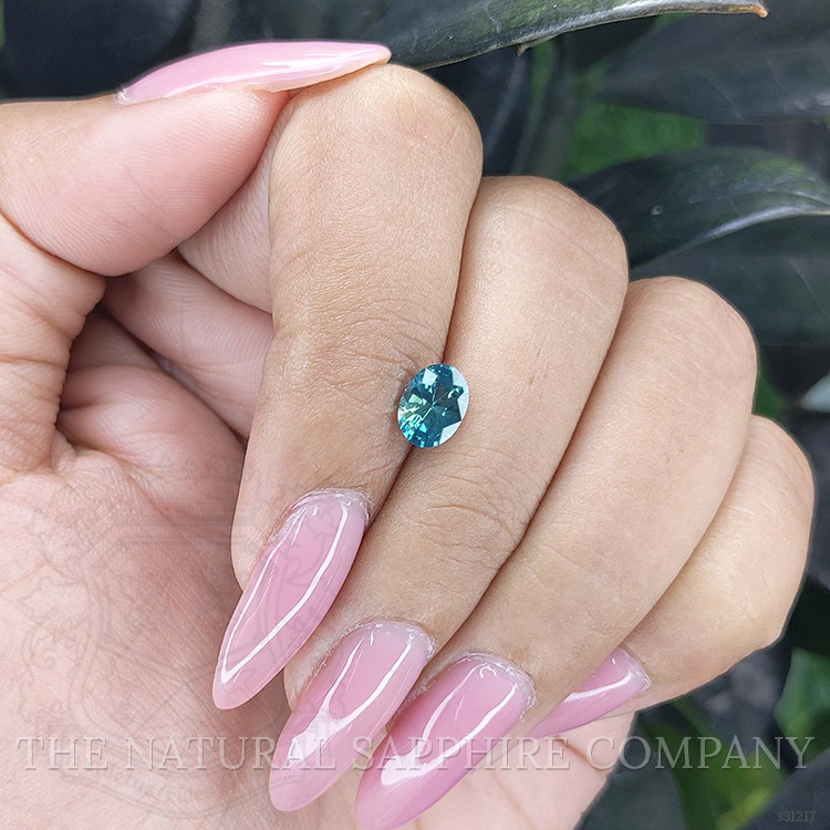 1.08 Ct. Greenish Blue Sapphire from Madagascar