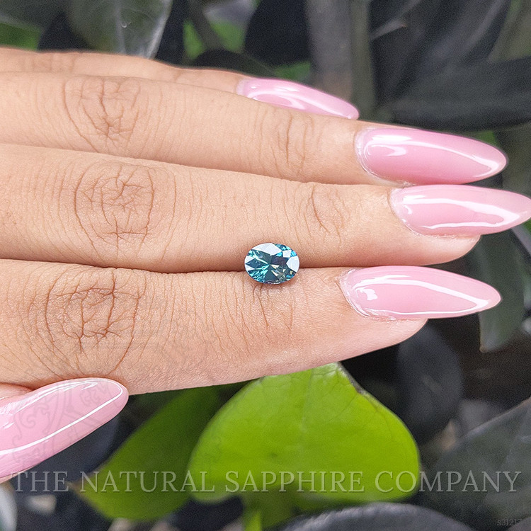 1.08 Ct. Greenish Blue Sapphire from Madagascar