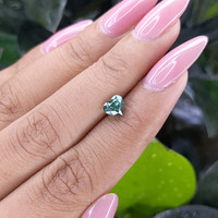 1.04 Ct. Bluish Green Sapphire from Madagascar Life Style