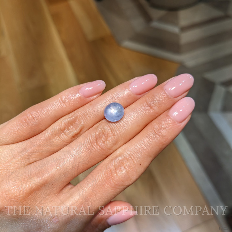 6.92 Ct. Blue Star Sapphire from Burma (Myanmar)