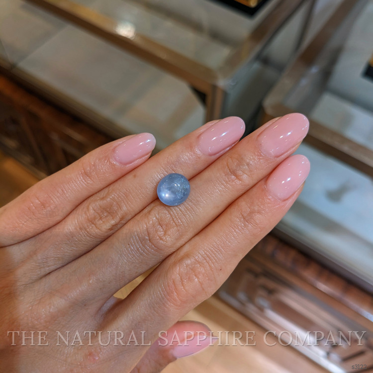 6.92 Ct. Blue Star Sapphire from Burma (Myanmar)
