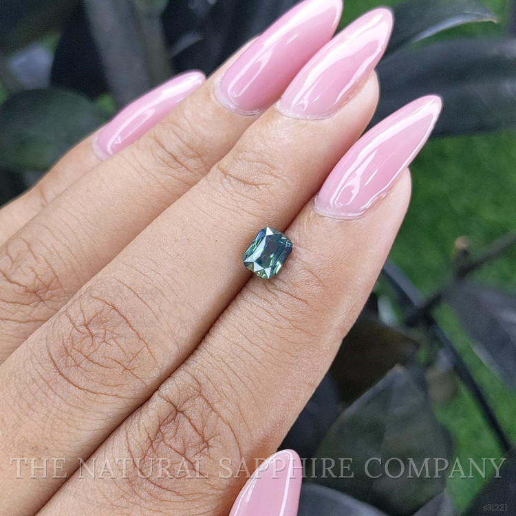 1.12 Ct. Bluish Green Sapphire from Madagascar