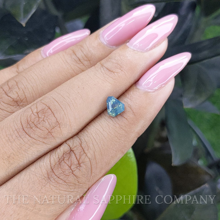 1.02 Ct. Bluish Green Sapphire from Madagascar