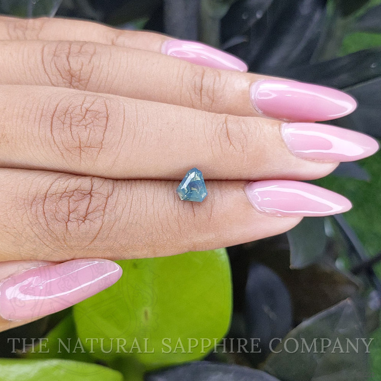 1.02 Ct. Bluish Green Sapphire from Madagascar