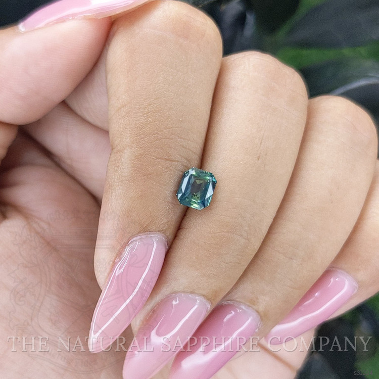 1.08 Ct. Bluish Green Sapphire from Madagascar