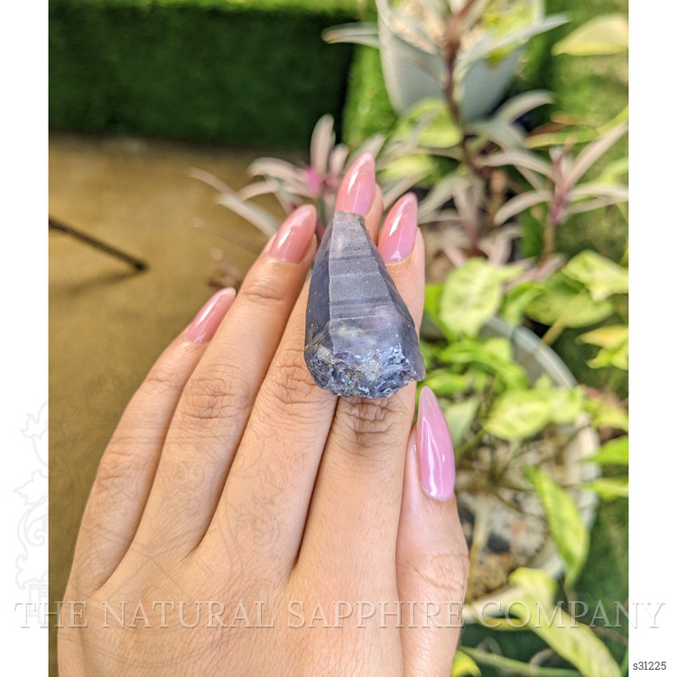 134.88 Ct. Blue Sapphire Crystal from Ceylon (Sri Lanka)