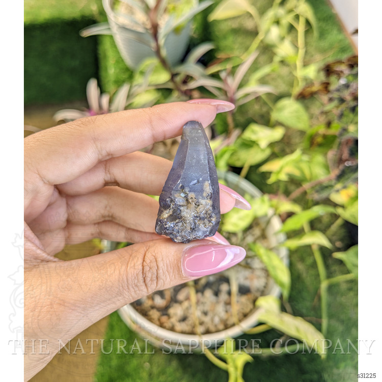 134.88 Ct. Blue Sapphire Crystal from Ceylon (Sri Lanka)