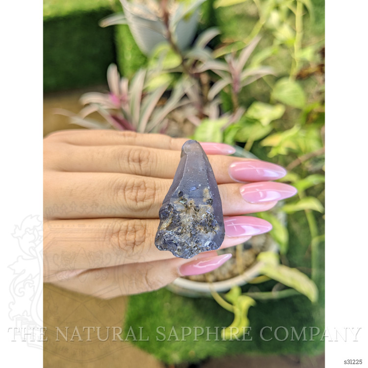 134.88 Ct. Blue Sapphire Crystal from Ceylon (Sri Lanka)