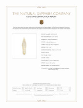5.56 Ct. Yellow Rough Sapphire from Ceylon (Sri Lanka) Scan Report