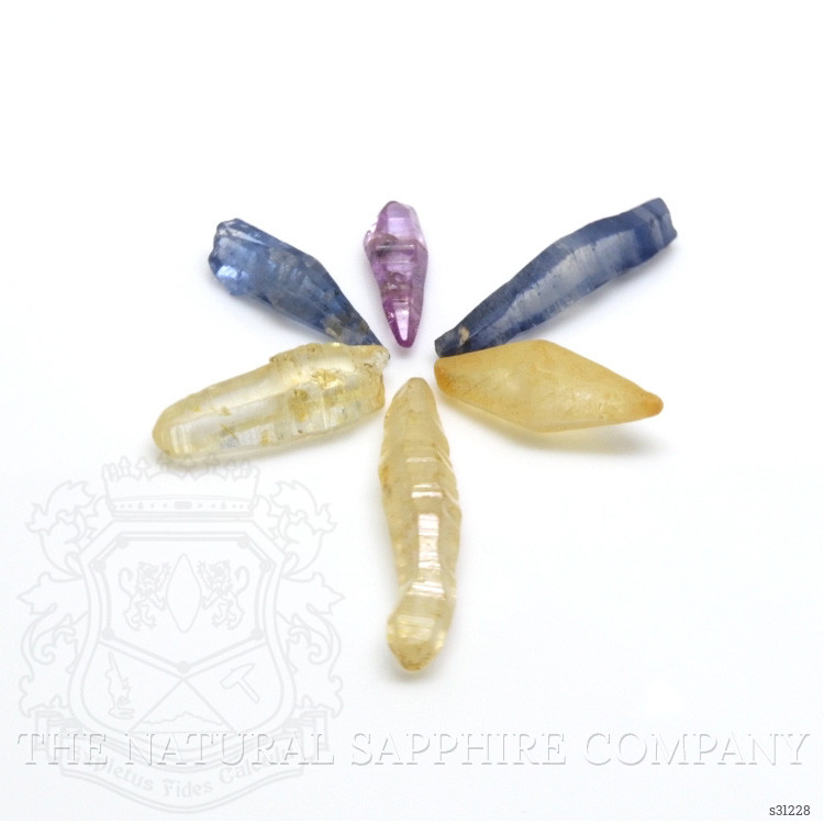 16.14 Ct. Multi Color Rough Sapphire from Ceylon (Sri Lanka)