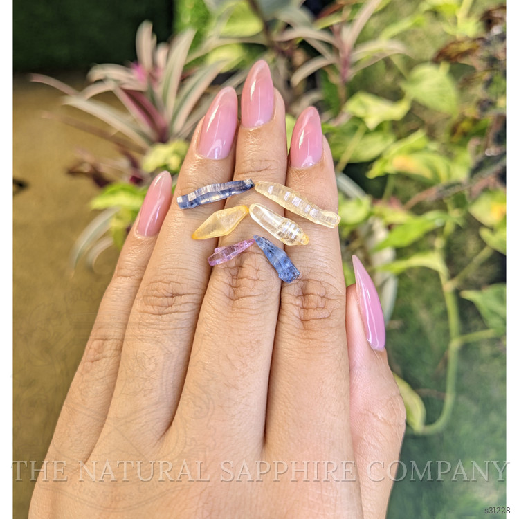 16.14 Ct. Multi Color Rough Sapphire from Ceylon (Sri Lanka)