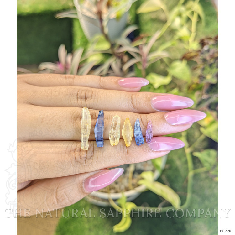 16.14 Ct. Multi Color Rough Sapphire from Ceylon (Sri Lanka)