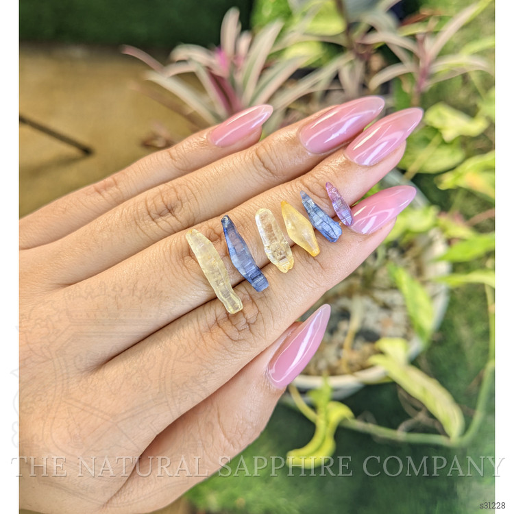 16.14 Ct. Multi Color Rough Sapphire from Ceylon (Sri Lanka)