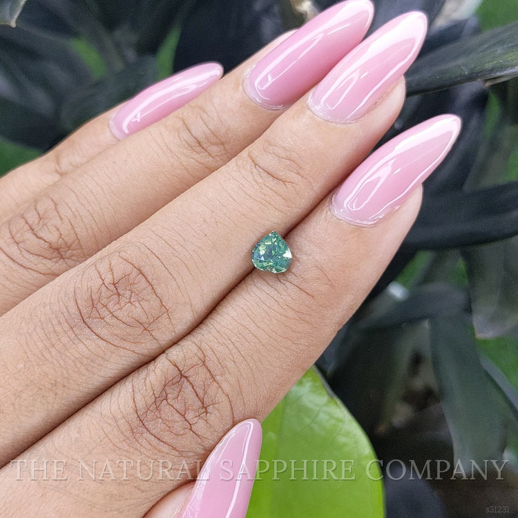 0.72 Ct. Green Sapphire from Madagascar
