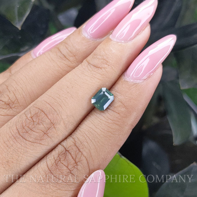 1.29 Ct. Bluish Green Sapphire from Madagascar