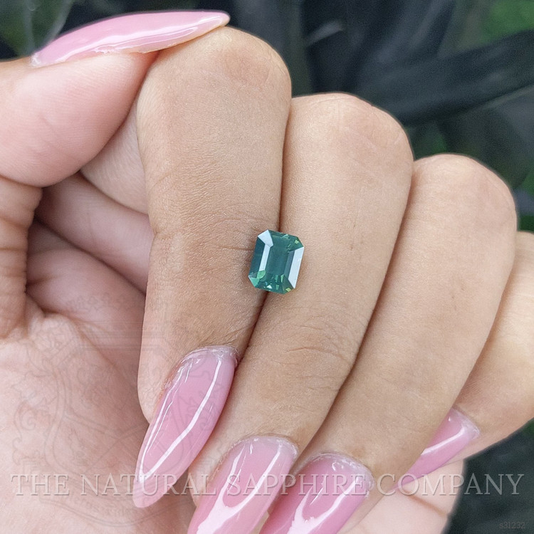1.29 Ct. Bluish Green Sapphire from Madagascar