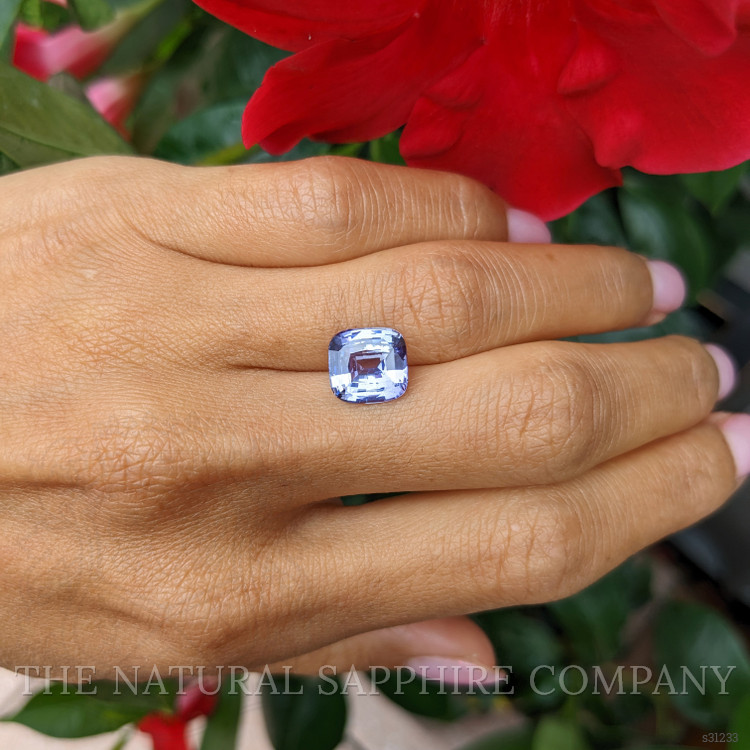 4.06 Ct. Purple Sapphire from Ceylon (Sri Lanka)