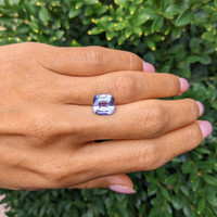 4.06 Ct. Purple Sapphire from Ceylon (Sri Lanka) Life Style