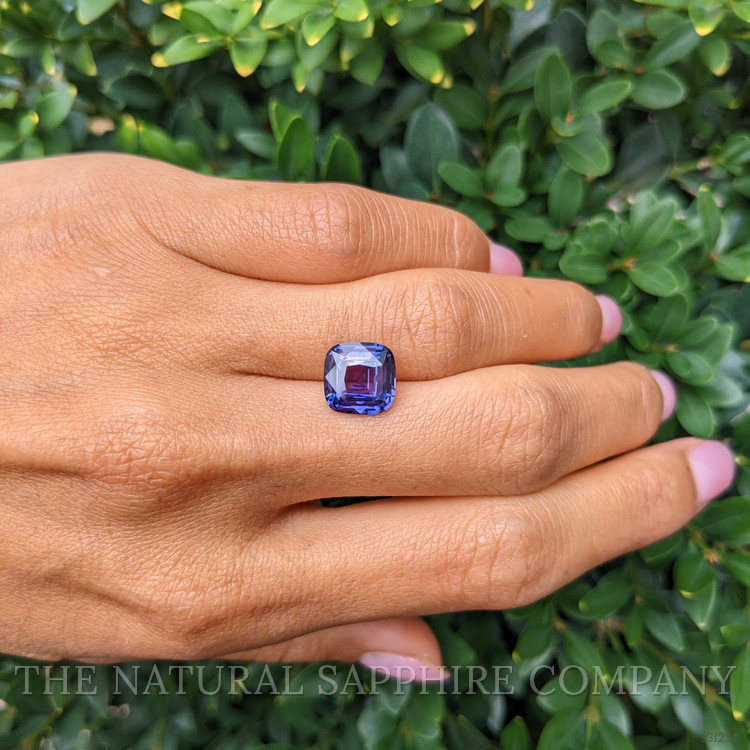 4.18 Ct. Purple Sapphire from Ceylon (Sri Lanka)
