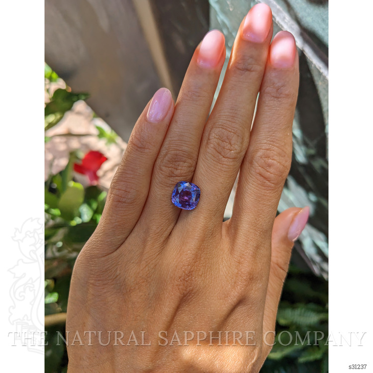 5.12 Ct. Purple Sapphire from Ceylon (Sri Lanka)