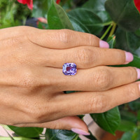 3.52 Ct. Purple Sapphire from Ceylon (Sri Lanka) Life Style