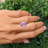 5.06 Ct. Purple Sapphire from Ceylon (Sri Lanka) Life Style