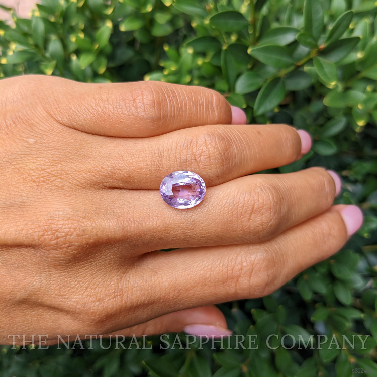 5.06 Ct. Purple Sapphire from Ceylon (Sri Lanka)
