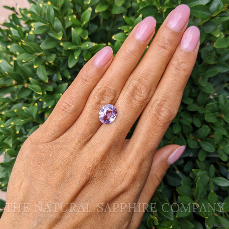 5.06 Ct. Purple Sapphire from Ceylon (Sri Lanka)
