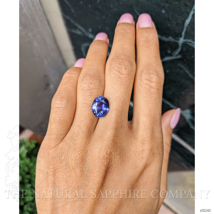 5.11 Ct. Purple Sapphire from Ceylon (Sri Lanka)
