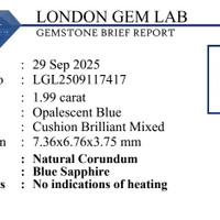 1.99 Ct. Blue Sapphire from Ceylon (Sri Lanka) Pdf