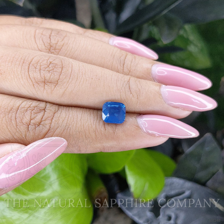 1.99 Ct. Blue Sapphire from Ceylon (Sri Lanka)